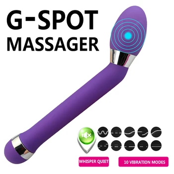 G Spot vibratorius av wand massager didelis magija piršto vibratorius g spot-klitorio stimuliatorius suaugusiųjų sekso žaislais vyrams moterys, greitis, reglamentuojančius