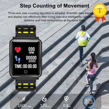 Smart apyrankę vakarų stiliaus spalvinga pasirinkimas didelis ekranas širdies ritmo monitoringo skambučių priminimas 