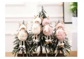 2019 Naujausias Karšto Kalėdų Dovana Kalėdų Medžio Kabo Pakabukas Angel Doll Lašas Ornamentu Namų Stalo Dekoras