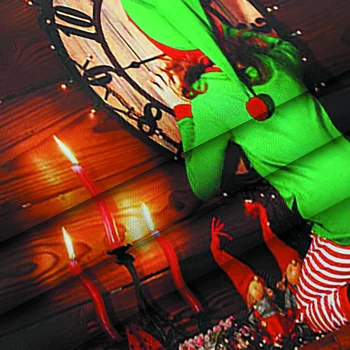 Individualų dydį Prabangos Blackout 3D Užuolaidos raudona kalėdų užuolaidos Storio jautrūs garsui vėjo užuolaidų
