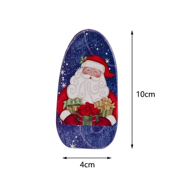 24Pcs Kalėdų Geležies Saldainių Dėžutė Mini Indas Lauke Santa Sniego Modelio Dizaino Candy, Slapukus Organizatorius Konteinerių Vaikams