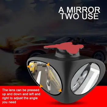 1 VNT Automobilių aklojoje Veidrodžių Automobilis, Papildomas galinio vaizdo Veidrodis 3R dideliame ekrane Išgaubto Stiklo Plataus Kampo Galinio vaizdo Veidrodėlis