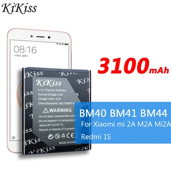 3000mAh Didelės Talpos Bateriją Xiaomi MI Redmi 2 2A Redmi 1S BM44 Originali Pakeitimo Telefono Baterija BM40 BM41 BM44