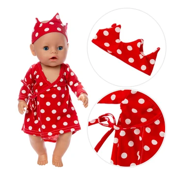 2019 Nauja pižama Lėlės Drabužiai Tinka 43cm baby Lėlės drabužiai atgimsta Lėlės Priedai