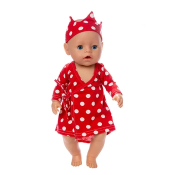 2019 Nauja pižama Lėlės Drabužiai Tinka 43cm baby Lėlės drabužiai atgimsta Lėlės Priedai