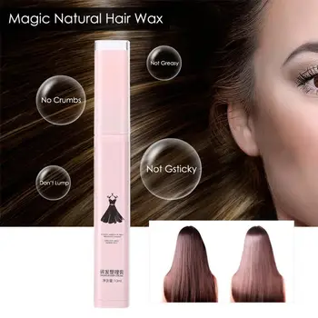 10ml Magija Natūralių Plaukų Vaškas Plaukų Formavimo Pomade Plaukų Modeliavimo Vaškas Prilimpa Plaukų Salonas Stilius Įrankiai Moteris Styling Wax Stick