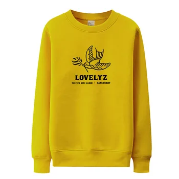 Kpop lovelyz naują albumą ŠVENTYKLĄ pats paukštis spausdinimas o kaklo plona palaidinukė unisex mados puloveris prarasti k-pop hoodies
