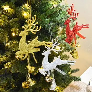Kalėdų Eglutė Pakabukas Elnių Ornamentu Švenčių Šalis Dress Up Rekvizitai Kalėdų Medžio Apdaila Pakabukas