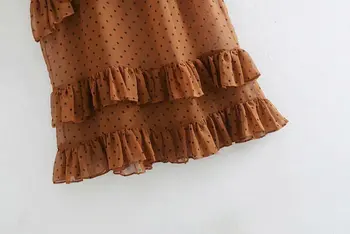 Karšto pardavimo CC65-9383 Euro-Amerikos Mados Sluoksniuotos Dekoratyvinis Banga Taško Suknelės
