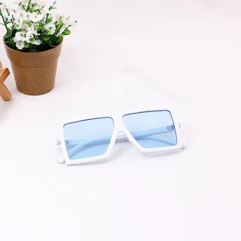 2018 naujų vaikai akiniai nuo saulės Kompiuterio Radiacinės saugos objektyvas UV400 Kvadrato formos kūdikių berniukai&mergaites, akiniai nuo saulės, Vasaros Oculos N84