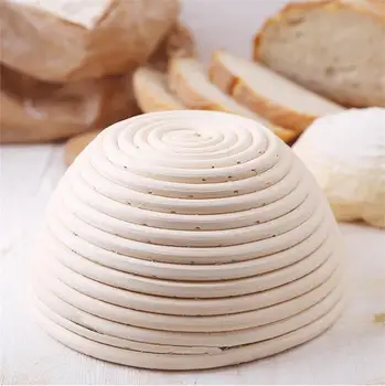Geriausia banneton Rankų darbo natūralios ekologiškos duonos kepimas kepimo ound Įvairių dydžių duona tikrinimo krepšelio