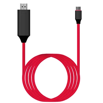 ZL 3 spalvos USB 3.1 C Tipo USB-C 4K HDMI HDTV Adapteris, Kabelis, Pats Ekranas Linija 