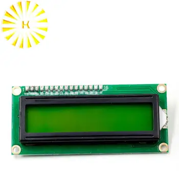 LCD1602 1602 LCD HD44780 Ekrano Simbolių LCD Ekranas Geltonos Lempos TFT 16X2 LCD Modulis DC 5V