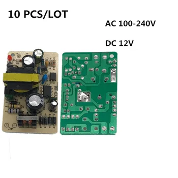 10 VNT./DAUG 12V 2A impulsinis Maitinimo šaltinis Modulis naujas IC chip Reguliatoriaus Jungiklį Power plikas valdybos Monitorius LED Žibintai AC 100-240V