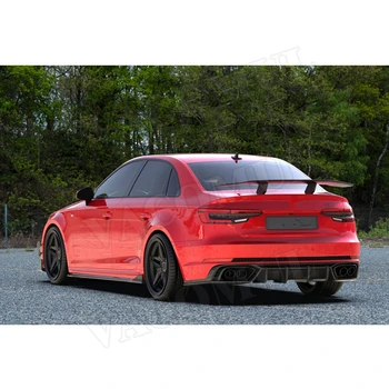 Sausas Anglies Pluošto / FRP Galiniai Spoileris Įkrovos Ūgio Lenktynių Sparnai Audi A4 Sline Sporto S4 Sedanas B10 2019 2020 Automobilių Stilius