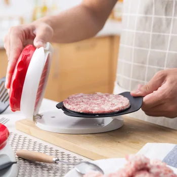 Karšto pardavimo Hamburger paspauskite paplotėlius pica maker patty mėsainiai mėsos pelėsių namų Virtuvėje mėsos priėmimo kepimo įrankiai