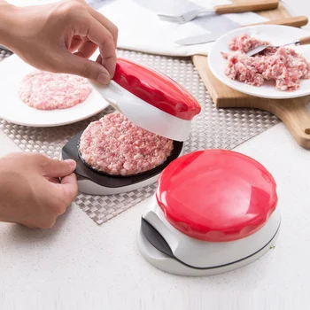 Karšto pardavimo Hamburger paspauskite paplotėlius pica maker patty mėsainiai mėsos pelėsių namų Virtuvėje mėsos priėmimo kepimo įrankiai