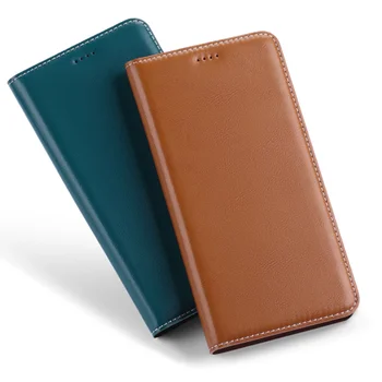 Prabangūs Aukštos klasės natūralios Odos Magnetinis Dėklas Case For Samsung Galaxy Note 20 Plus 5G/Galaxy Note 20 Flip Cover Kortelės Turėtojas