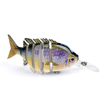 1pcs/ žvejybos Multi-skyriuje Plaukti Minnow sunku bait10cm/13g Dirbtinės žuvys masalą 3D akis Crankbait nepastovi žmogus jig Žvejybos reikmenys suvilioti