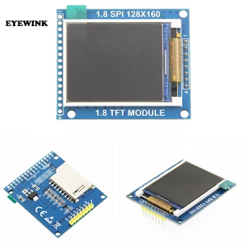 LCD Modulis Ekranas PCB Plokštę 1.8 colio Serijos SPI TFT Galia IC SD Lizdas 128X160 C1Hot Naujas Atvykimo arduino 