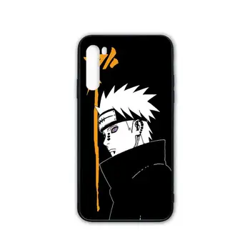 Naruto Uchiha Obito Skausmas Silikono Juodos Coque Už Xiaomi Redmi 4X 5 Plius 6 6A 7 7A 8 8A 9 Pastaba 4 8 T, 9 Pro Max dangos