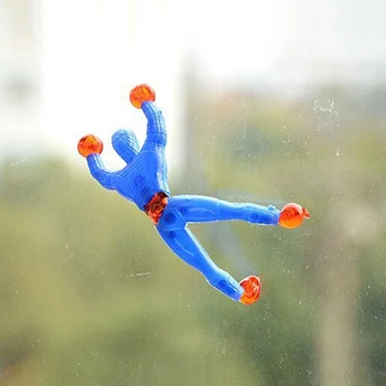 4Pcs Spider-mans Laipiojimo Vyras Lipni lipimas Vyras Geležinkelių Vyrų Kūrybos Sudėtinga Žaislai Šalies Naudai Vaikų Dovanų