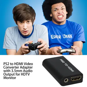 HDV-G300 PS2 HDMI 480i/480p/576i Audio Video Converter Adapteris, 3,5 mm Garso Išvesties Palaiko Visus PS2 Rodymo Režimai Sony