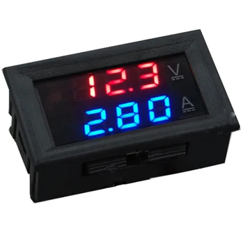 10VNT Stiprintuvo Valdybos 100V DC Srovė Paviršiaus Digital Voltmeter Ammeter 10A Testeris 0.28 