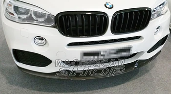 Nekilnojamojo Anglies Pluošto P Stiliaus Priekinis Lip Spoileris BMW F15 X5 M-Sport bamperisUP B173