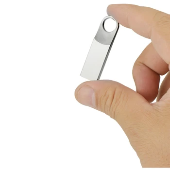 Metalo Mini USB 2.0 Flash Drive 64GB 32GB Pendrives Key Usb Flash Stick Pen Drive 4GB 8GB 16GB Memory Stick LOGOTIPĄ Dovanos