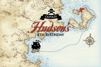 Custom piratų žemėlapis laivas šalies derliaus fone Aukštos kokybės Kompiuteris spausdinti šalis fotografijos studijoje fone