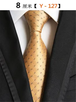 SCST Prekės Cravate 2017 Naujas Corbatas Vyrų Kaklo Kaklaraištis Slim Necktie Mens Vestuvių Kaklaraiščiai iš Šilko Kaklaraiščiai Vyrams Kaklaraištį Aukso Gravta A040