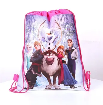 Disney naujų animacinių filmų vaikams Užšaldyti maišelį vaikas Plaukimo kosmetikos pakuotės lėlės žaislų krepšys Raišteliu mergaitė berniukas gimtadienio dovana