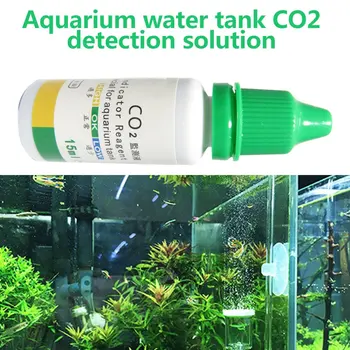 Akvariumo Vandens Bakas CO2 Indikatoriaus Tirpalo Nustatymo Sprendimo Žuvų Bakas Skysčio Bandymo Augalai ilgainiui Akvariumą CO2 Indikatorius