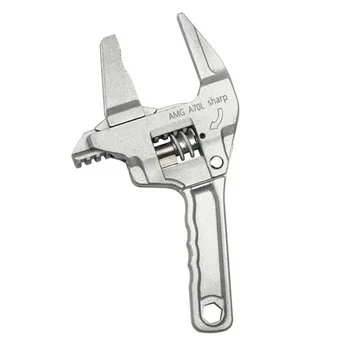 Reguliuojamas raktas universalus raktas aliuminio lydinio raktas, didelis atviras raktas rankiniai įrankiai, santechnikos varžtas vonios kambarys