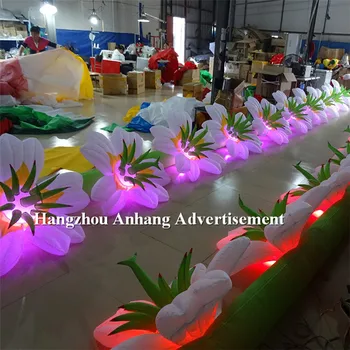 Didelis nuolaida pardavimo pripučiami vestuvių dekoravimas gėlėmis, su LED Šviesa