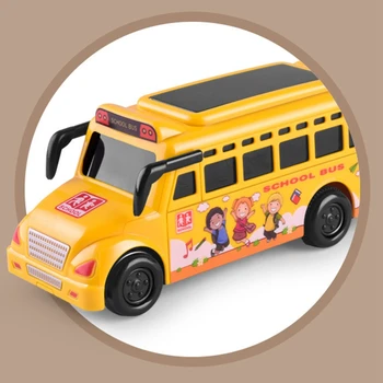 Žaislai Automobilių Mielas Plastiko Šviesos Inercijos Žaislas Automobilis Mokyklos Autobusas Modelio Vaikų Dienos Dovanos Ankstyvojo Lavinimo Žaislas Kambario Apdaila