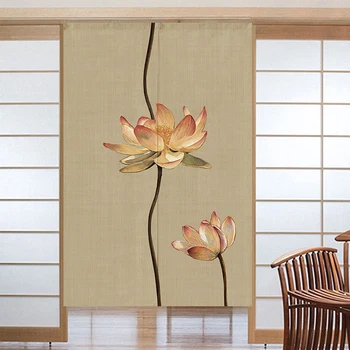 Kinų Stiliaus Durų Užuolaidos Lotus Modelis Pertvara, Užuolaida, Virtuvė, Tualetas, Miegamasis Dekoratyvinis Pusė Užuolaidų Feng Shui Užuolaidų