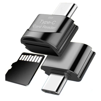 USB 3.0 C Tipo Į Micro SD TF OTG Adapterio Cardreader Mini Kortelių Skaitytuvas Smart Atminties Kortelės Skaitytuvą, Skirtą Nešiojamąjį kompiuterį 