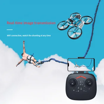 Mini drone 2.4 G nuotolinio valdymo deformacijos motociklų veidrodėliai rc Sraigtasparnis keturias ašis orlaivių rc žaislai Quadcopter Kalėdų dovana