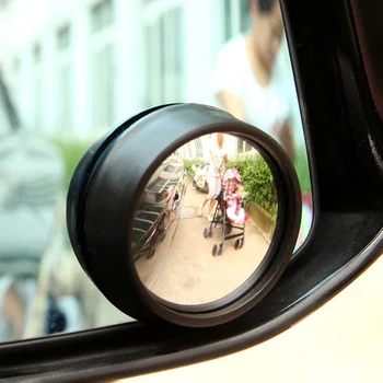 2vnt Mini Automobilio galinio vaizdo Veidrodis Plataus Kampo Turas aklojoje Pusėje Galinio vaizdo Veidrodėlis Lietaus Pavėsyje, Auto Priedai