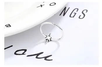 S925 sterlingas sidabro žiedas moterų korėjos temperamentas paprasta kryžiaus kryžiaus mados naujų retro žiedas moterų žiedas