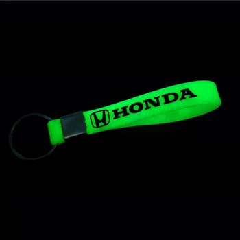 1pcs Šviesos Automobilių paketų prižiūrėtojų raktinę keychain lipdukas Honda Accord Civic CRV Tinka HR-V Vezel Odyssey Miesto Džiazo Jade Stream