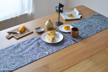 Japonijos ir tradicinio stiliaus, stalo ir šaligatvio, medvilnės ir lino dekoratyvinis audinys, arbata staltiesė namų baldų apdailos