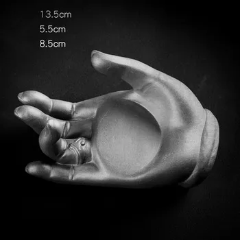 Creative 3D Rankas Silikono Formos Cemento Darbalaukio Dekoravimo Amatų Molio Pelėsių Betono Muilo Sodinamoji papuošalai Stroage Lovelio Formos