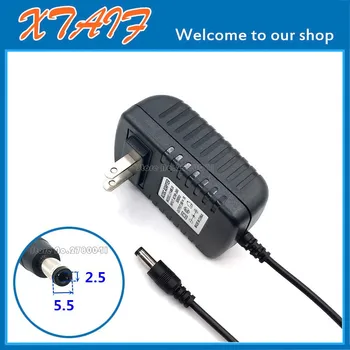 ES/JAV Plug 24V 500mA 1A impulsinis Maitinimo šaltinis adapteris 100-240 AC Patarimas OT:5.5 mm, ID:2,5 mm