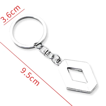 1pcs Automobilių Ženklelis Keychain Raktų Žiedas Metalo Keychain paketų prižiūrėtojų raktinę 