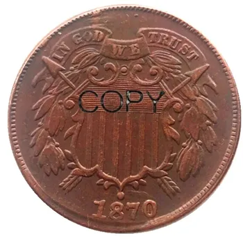 Jungtinės amerikos valstijos 1870 Dviejų centų Monetų Kopijos