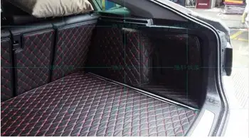 Aukščiausios kokybės! Pilnas komplektas kamieno kilimėliai BMW 3 Serijos GT F34 328i 335i 2017-2012 vandeniui įkrovos kilimų linijinių krovinių,Nemokamas pristatymas