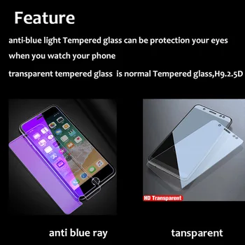 2vnt 2.5 D 9H Kovos su Blue Ray Šviesos Grūdintas Stiklas Huawei Nova 2i 3 3i 4 6 SE 3E 4E 5 Pro 5T 5Z 5i Screen Protector